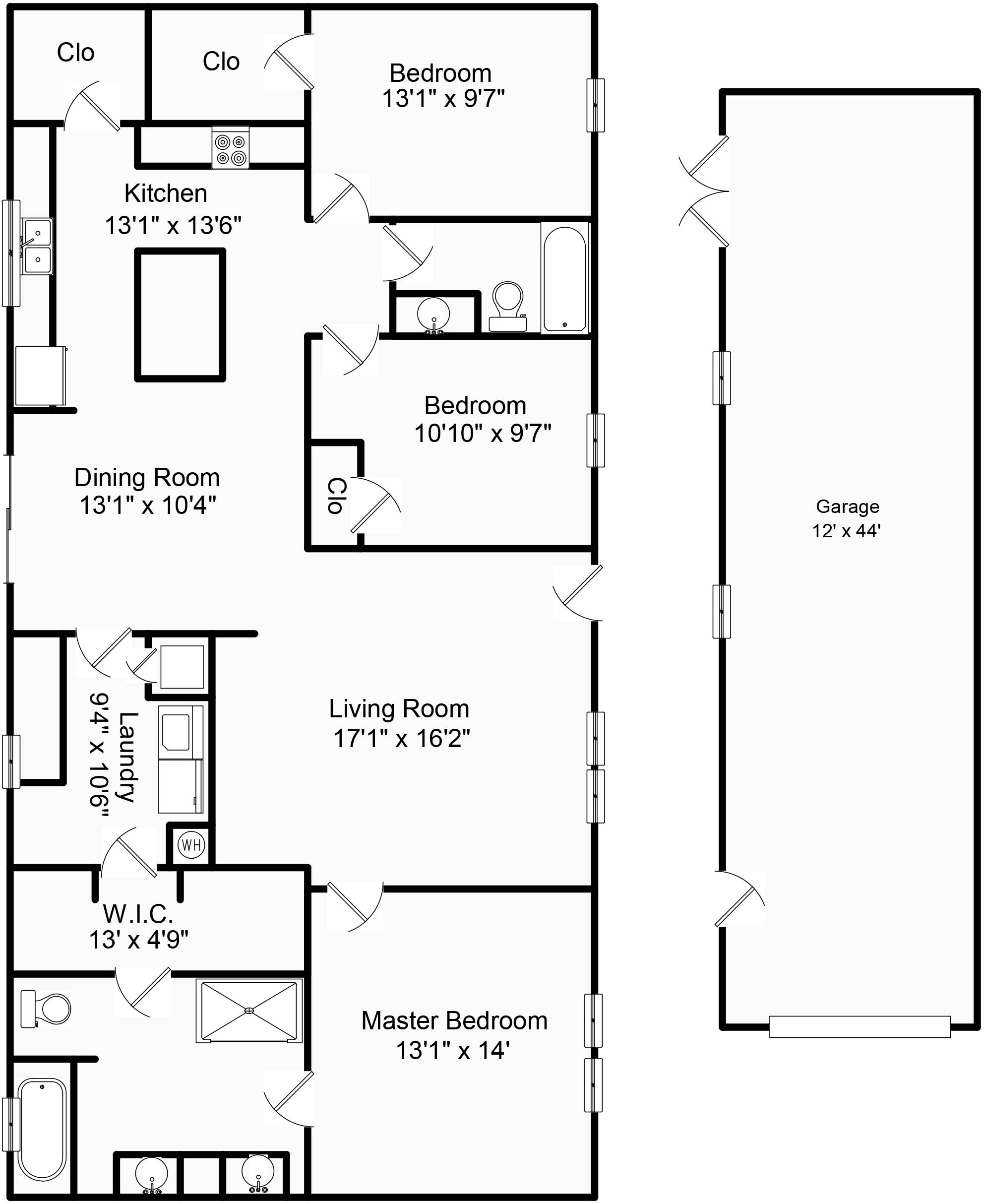 110 Wait Street, Cerro Gordo, IL Floorplan